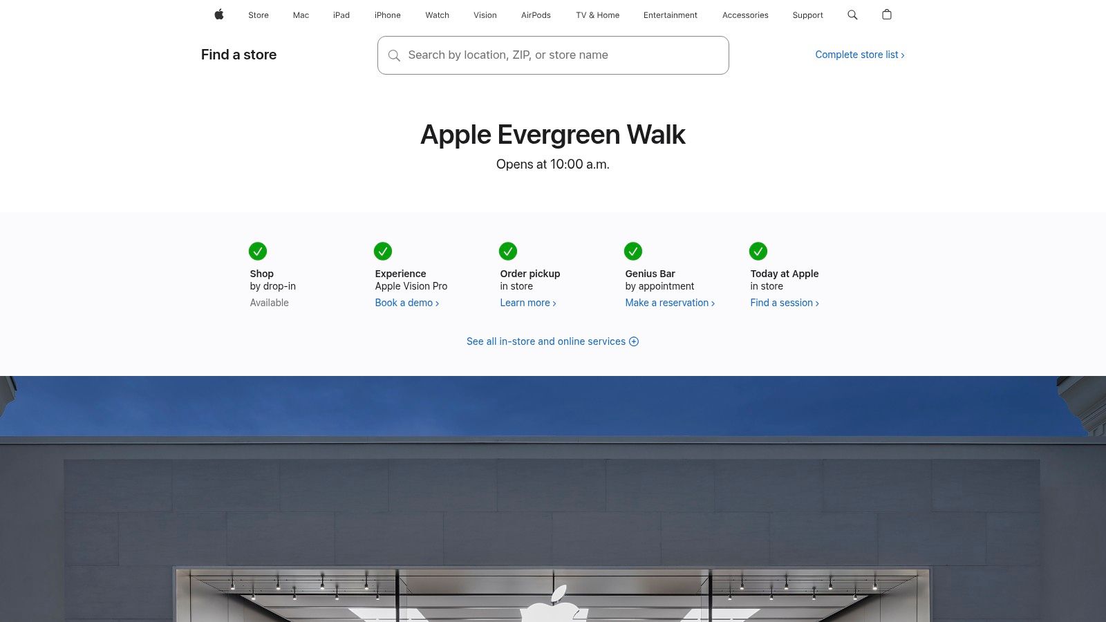 Apple Evergreen Walk (South Windsor)