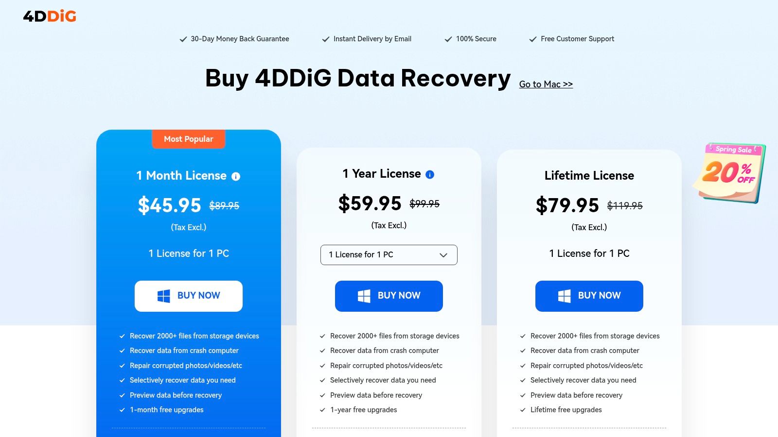 Tenorshare 4DDiG (Windows)
